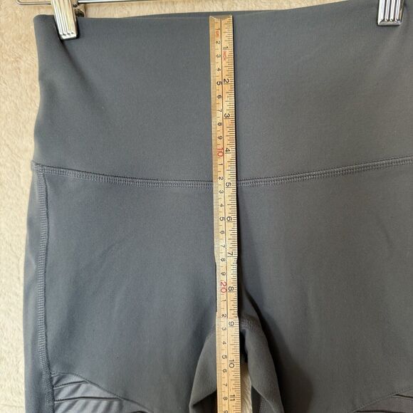 Alo Yoga Leggings Womens XS (2-4)‎ Gray High Waisted Moto Gym Running Athleisure - Picture 6 of 16
